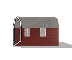 Extra Economy Lofted Barn 12x16 - Image 3