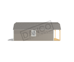 Lofted Barn Cabin 12x28 - Image 4