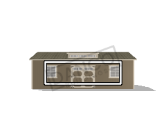 Dormer Shed 16x28 - Image 3