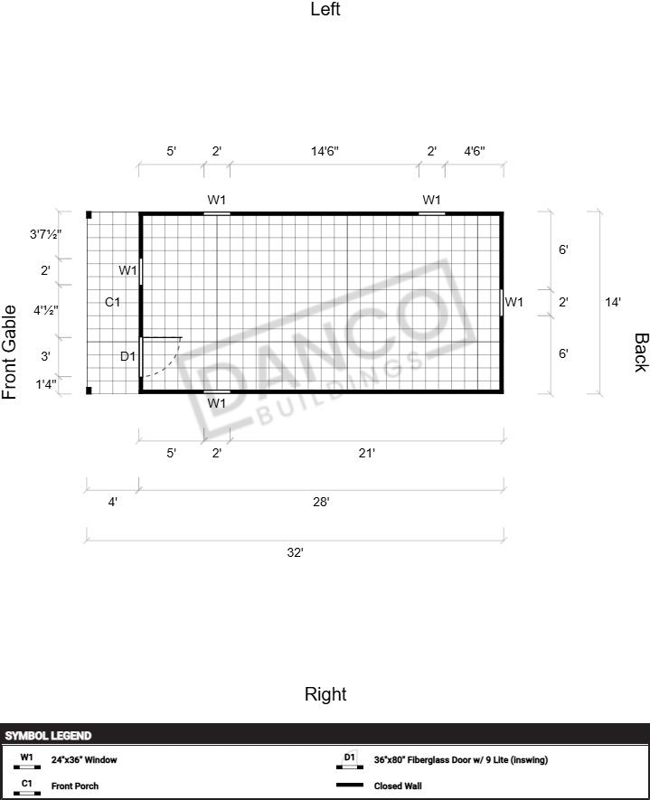Standard Cabin 14x32/241089 - Image 2