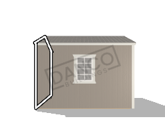 Economy Wood Utility 10x12 - Image 3