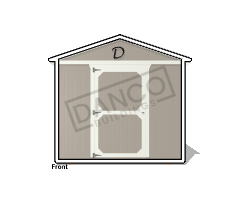 Economy Wood Utility 10x12 - Image 6