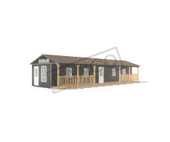 Side Porch Cabin 16x50