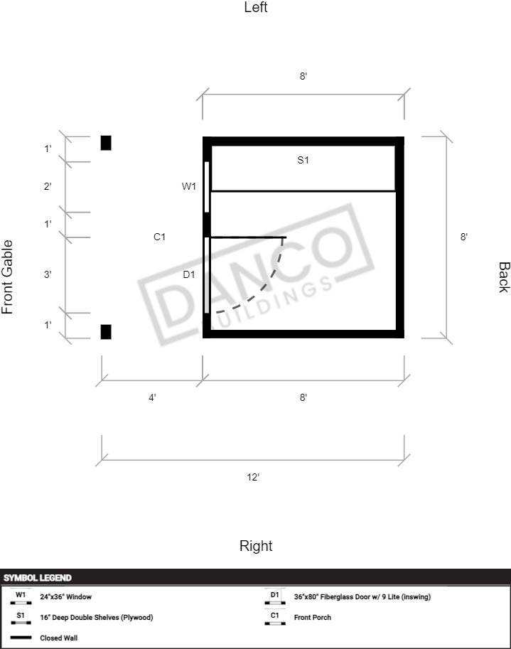 Standard Cabin 8x12 - Image 2