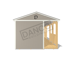 Side Porch Cabin 12x32 - Image 6