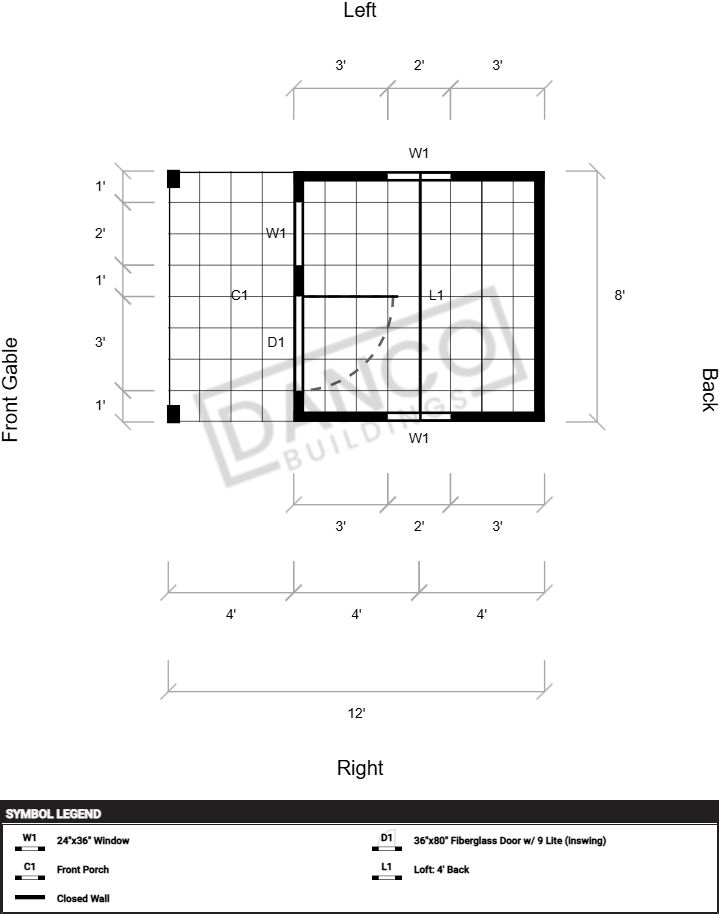 Standard Cabin 8x12 - Image 2