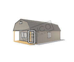 Lofted Barn Cabin 16x28
