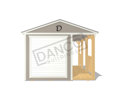 Side Porch Cabin 12x16 - Image 6