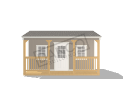 Side Porch Cabin 12x16 - Image 3