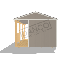 Side Porch Cabin 12x16 - Image 5