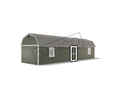 Side Lofted Barn 12x40