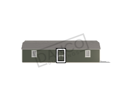 Side Lofted Barn 12x40 - Image 3