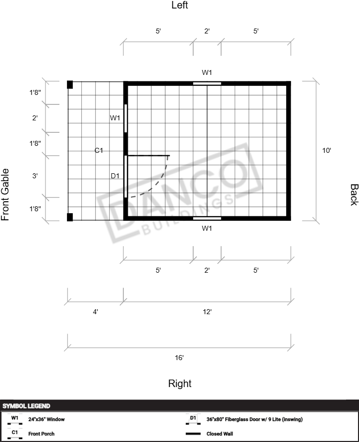 Standard Cabin 10x16 - Image 2