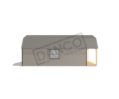 Lofted Barn Cabin 14x28 - Image 4