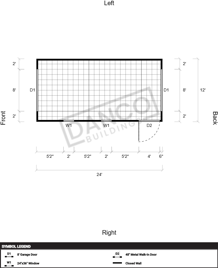 Extra Economy Metal Utility 12x24 - Image 2