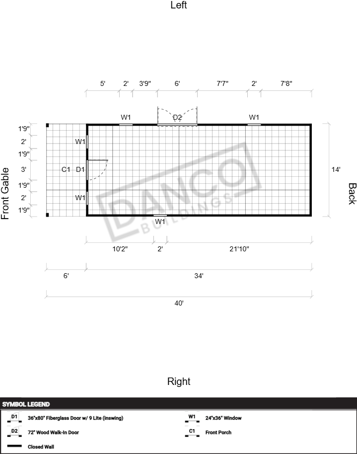Standard Cabin 14x40 - Image 2
