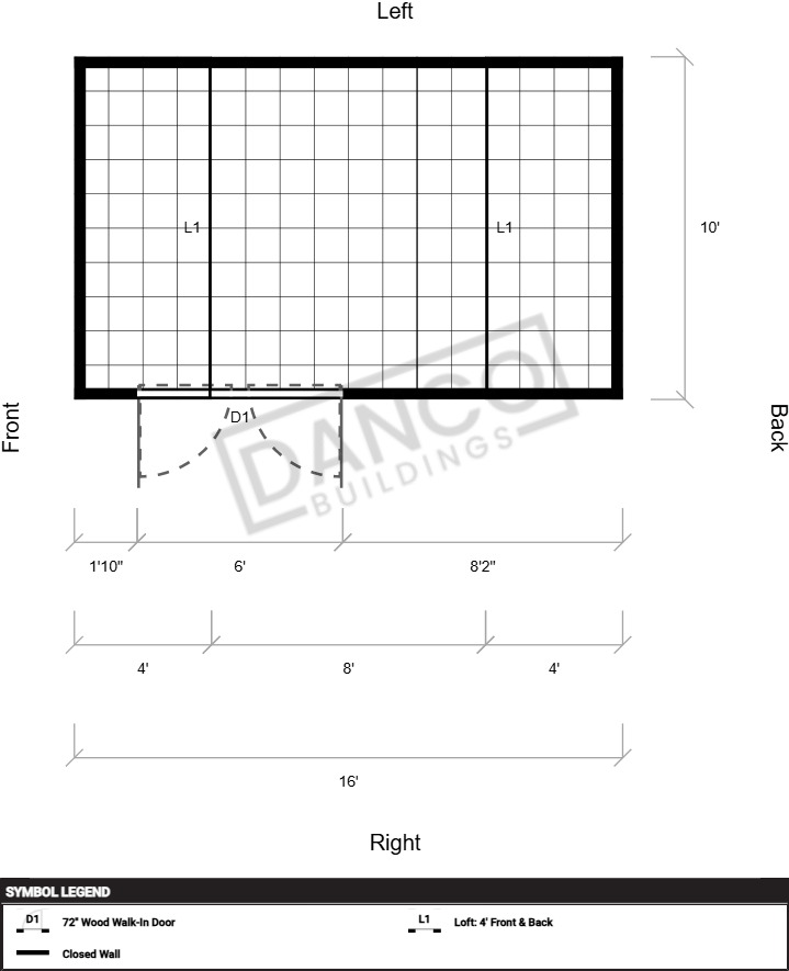 Lofted Barn 10x16 - Image 2