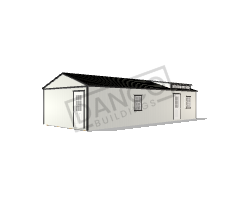Dormer Shed 16x40