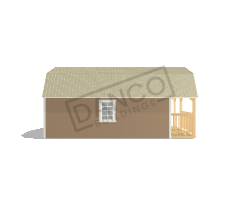 Wraparound Porch Lofted Barn Cabin 14x24 - Image 4