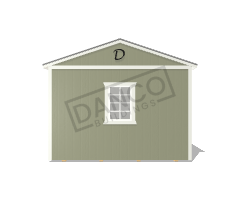 Center Side Porch Cabin 12x32 - Image 6