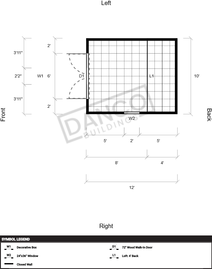 Lofted Barn 10x12 - Image 2