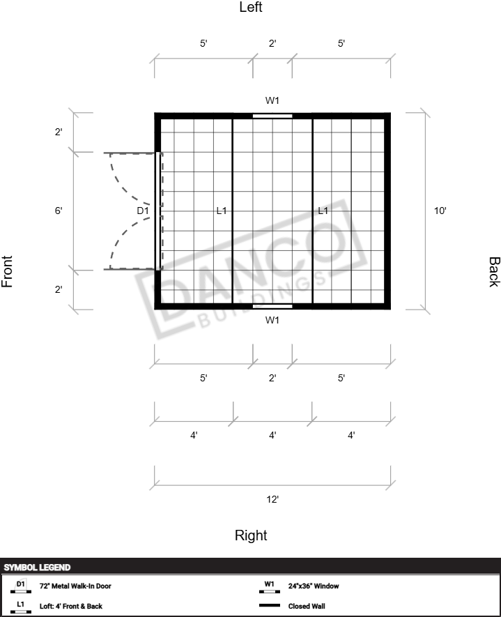 Lofted Barn Premium 10x12 - Image 2