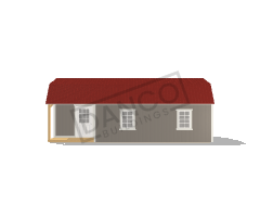 Corner Porch Lofted Barn Cabin 12x28 - Image 3