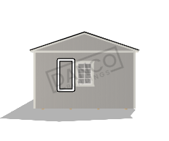 Center Side Porch Cabin 14x36 - Image 5