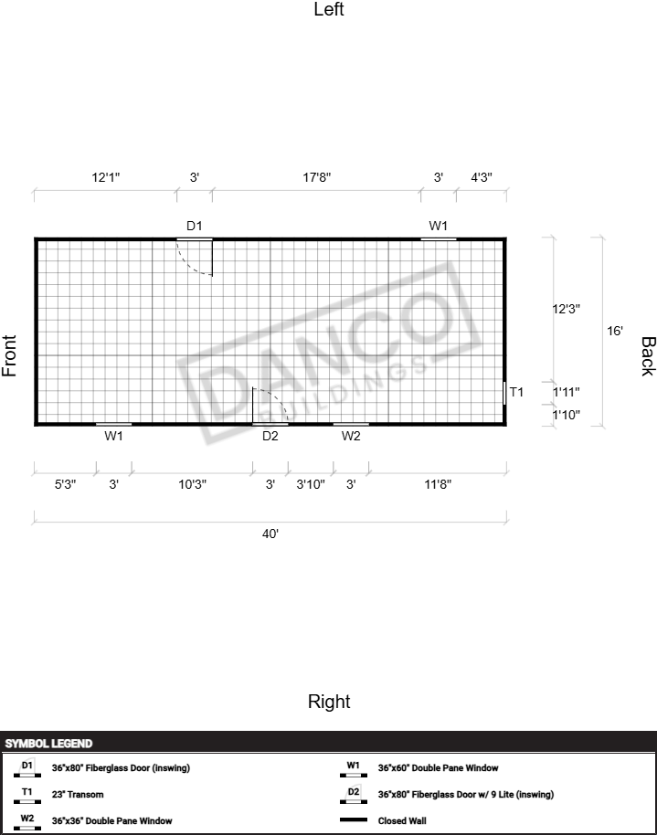 Utility Shed Premium 16x40 - Image 2
