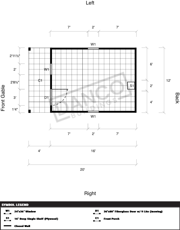 Standard Cabin 12x20 - Image 2
