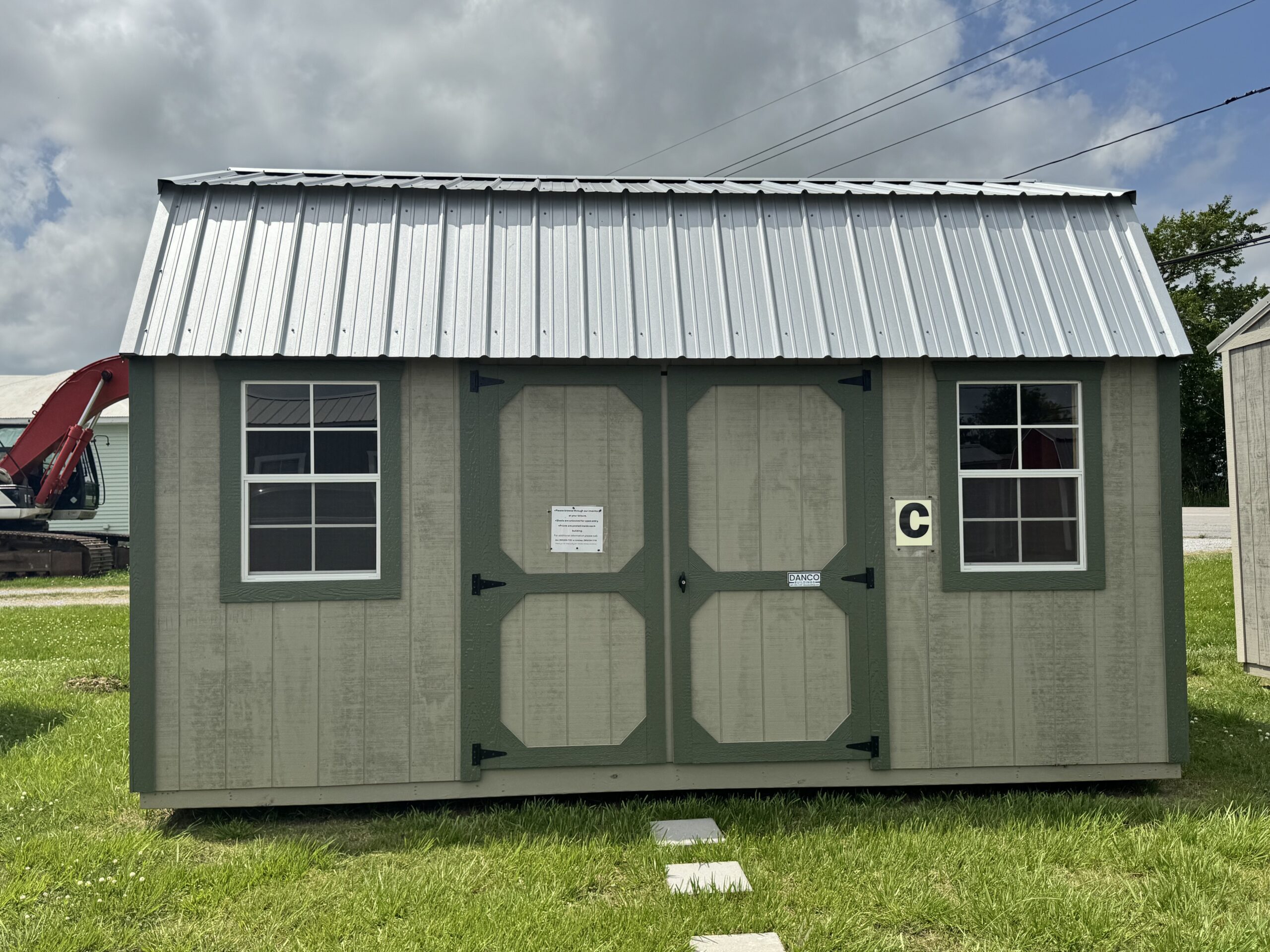 Side Lofted Barn 10x16/241238