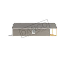 Lofted Barn Cabin 14x40 - Image 4