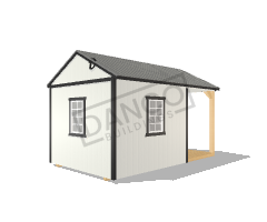 Corner Porch Cabin 10x16