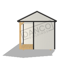 Corner Porch Cabin 10x16 - Image 5