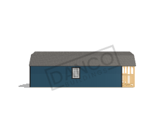 Lofted Barn Cabin 12x32 - Image 4