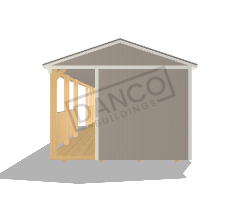 Side Porch Cabin 12x32 - Image 5