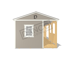 Side Porch Cabin 12x32 - Image 6