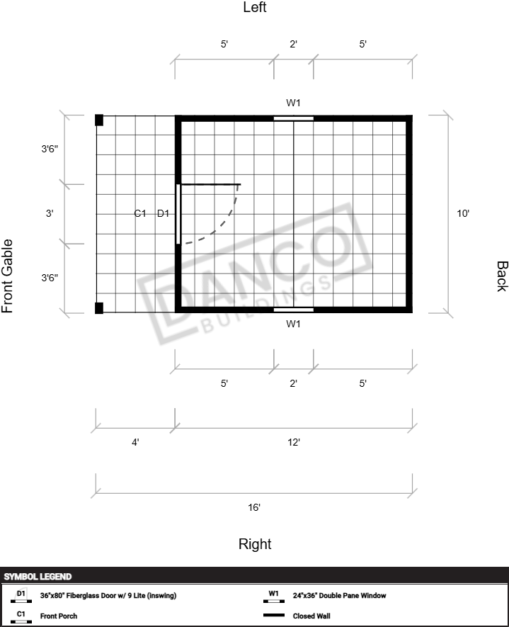 Standard Cabin 10x16 - Image 2