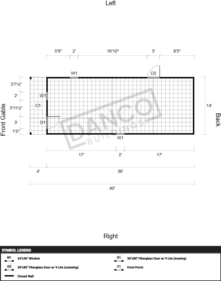 Standard Cabin 14x40 - Image 2