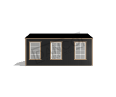 Side Porch Cabin 12x20 - Image 4