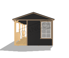 Side Porch Cabin 12x20 - Image 5