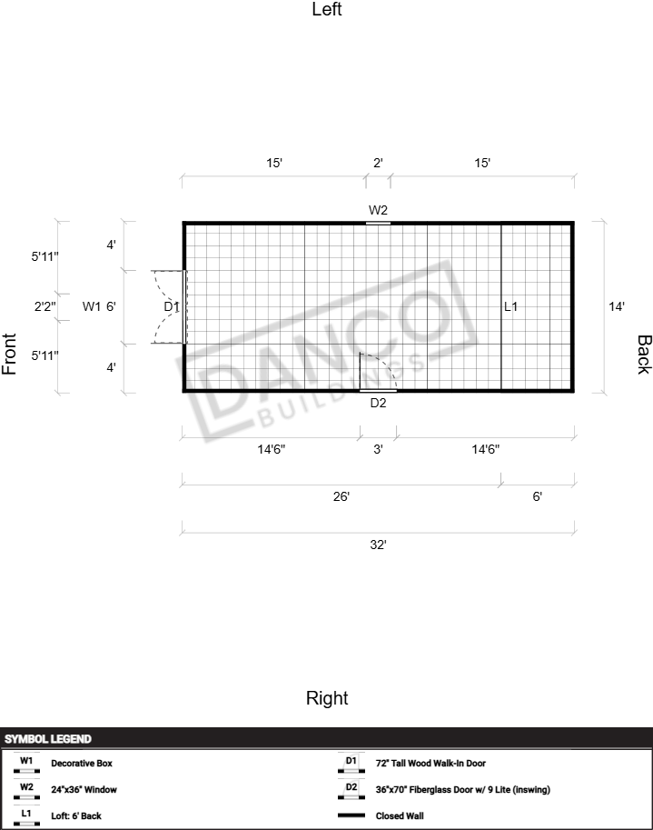 Lofted Barn 14x32 - Image 2