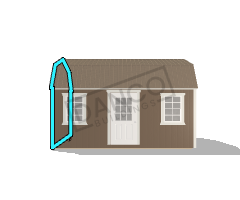 Side Lofted Barn 10x16 - Image 3