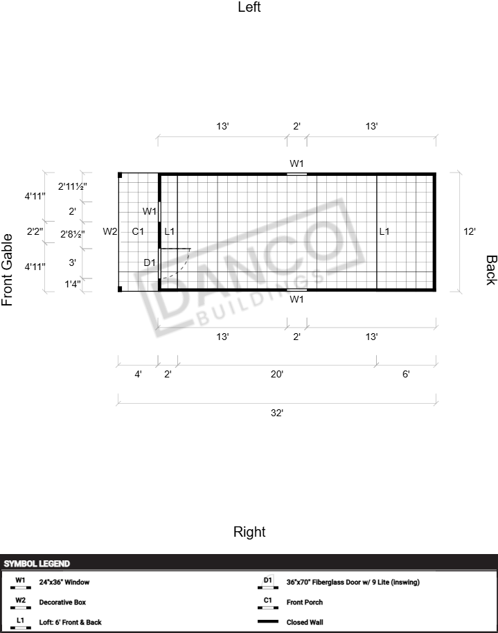 Lofted Barn Cabin 12x32/250162 - Image 2