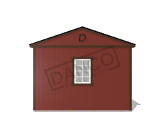 Center Side Porch Cabin 12x28 - Image 6