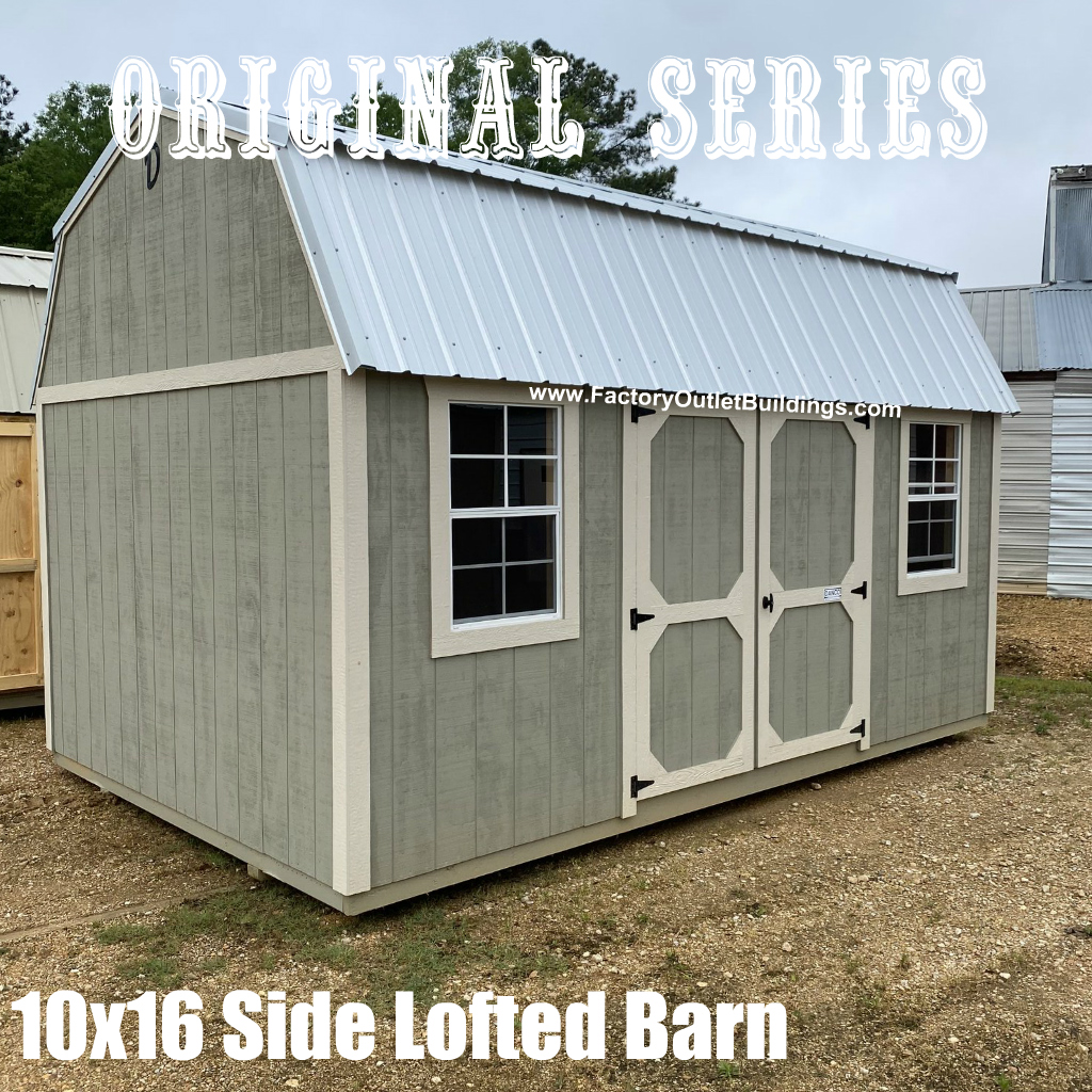 Side Lofted Barn 10x16/250025