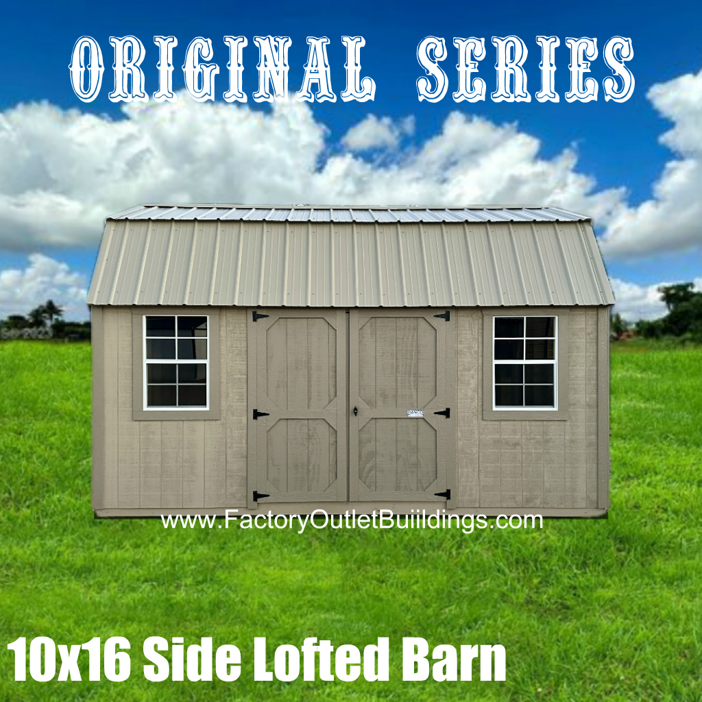 Side Lofted Barn 10x16 250160