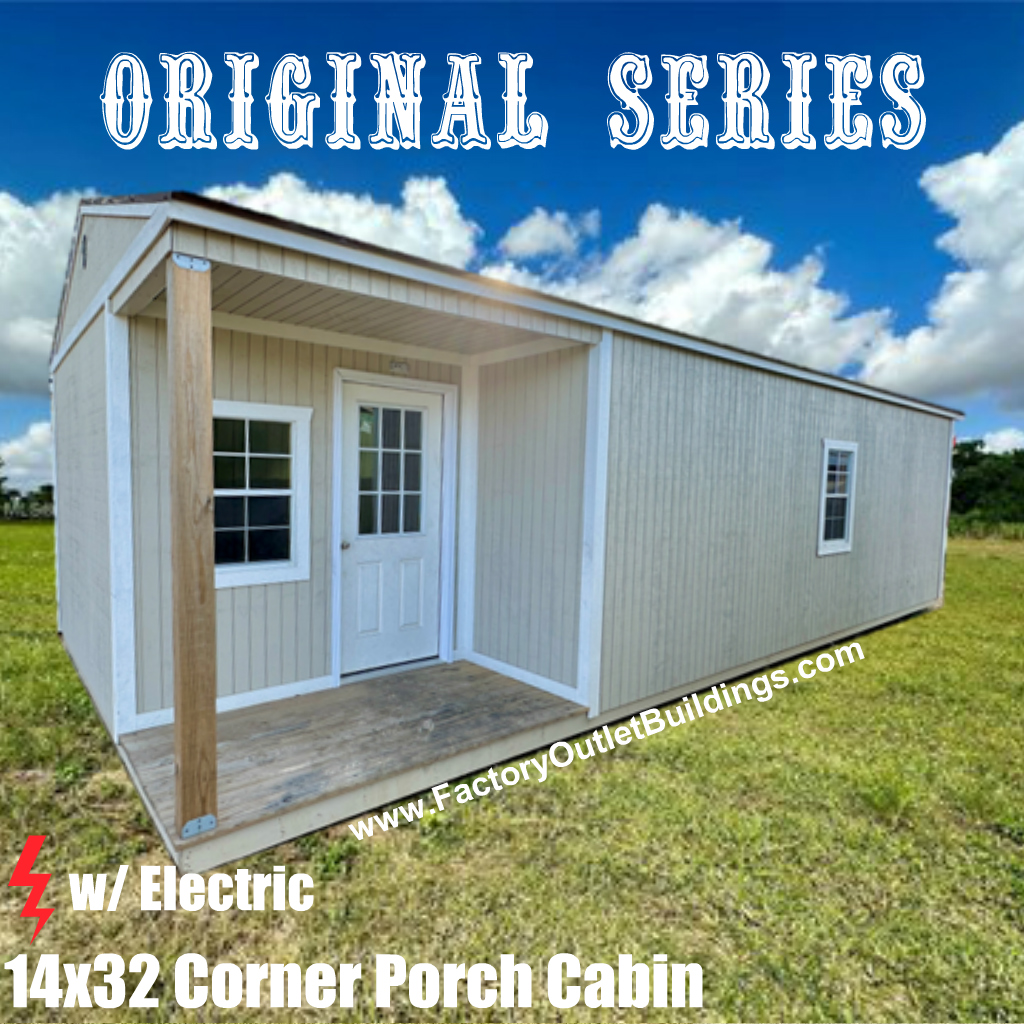 Corner Porch Cabin 14x32/240264