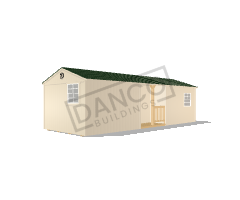 Center Side Porch Cabin 12x32
