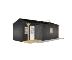 Corner Porch Cabin 12x24
